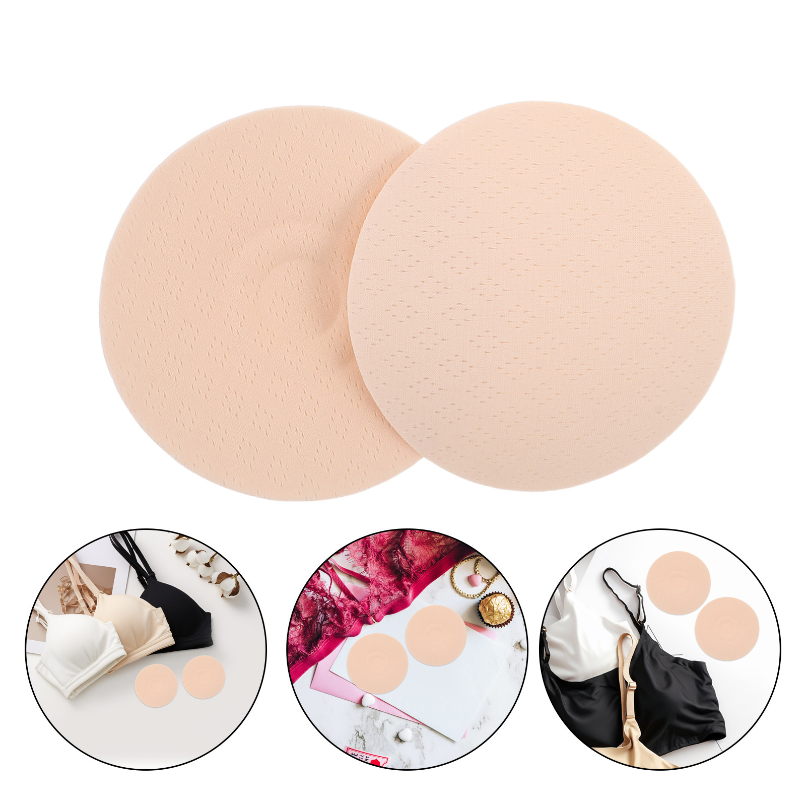 Nipple Cover Pasties - 3Pairs Breathable Nipple Covers Cotton Non