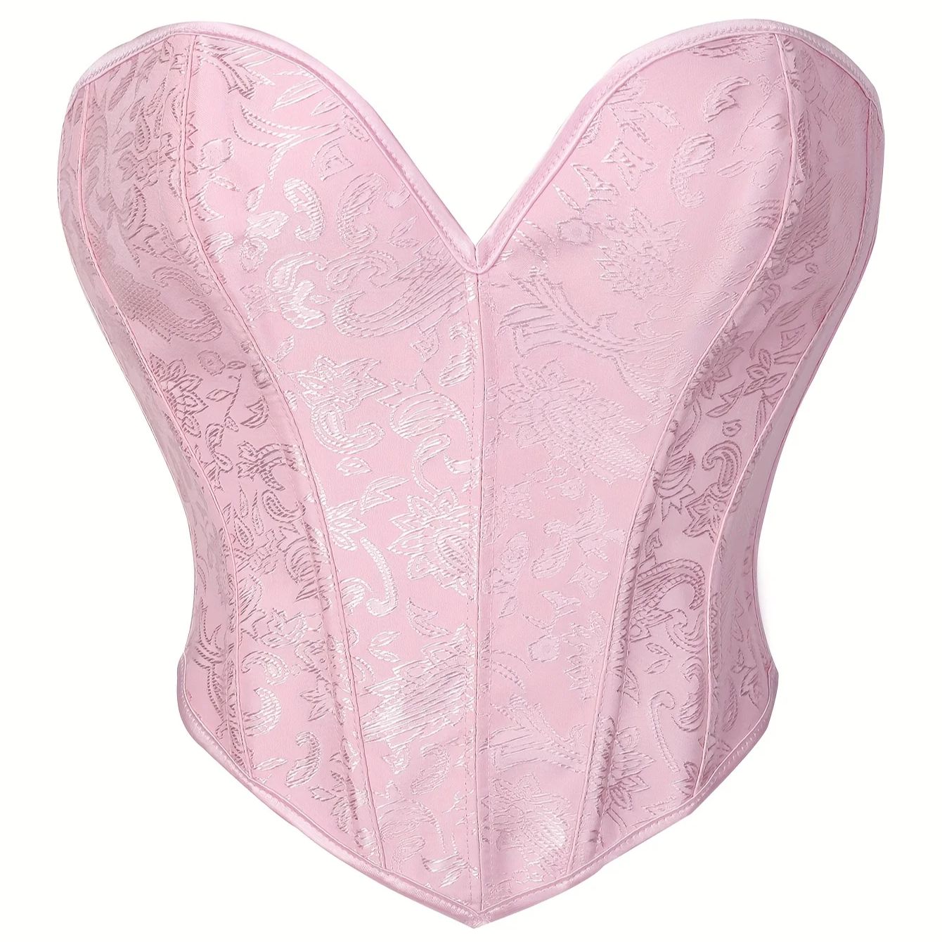 Pink Corset Gothic Victorian W - Strapless Bra Backless review and price