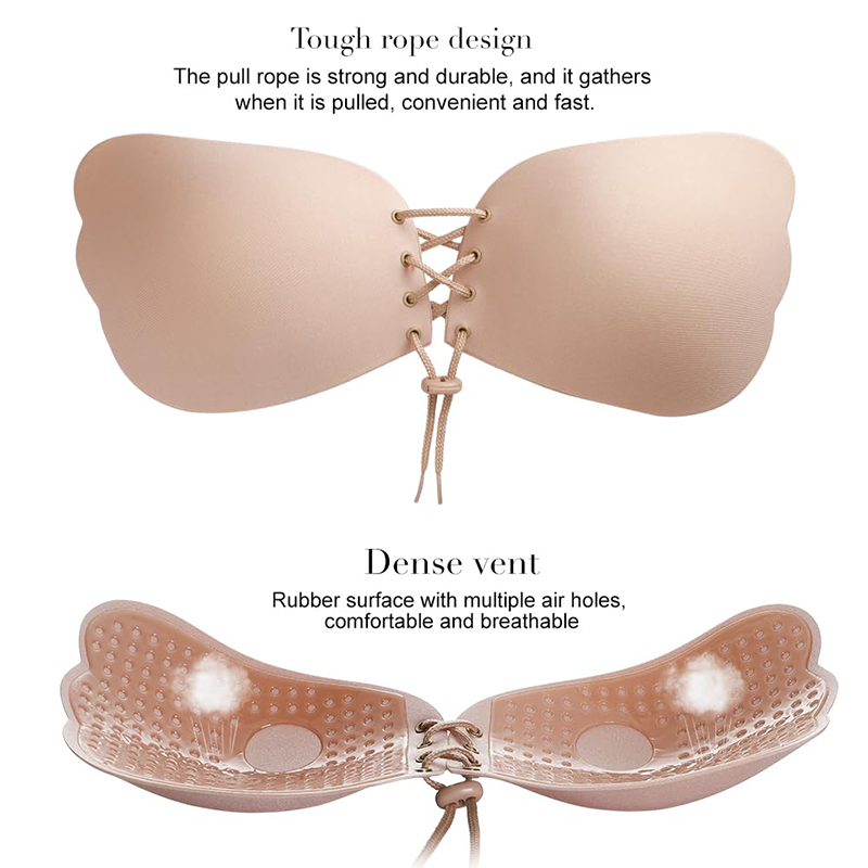 1/2 Pairs Women Summer Backles - Strapless Bra Backless review and price