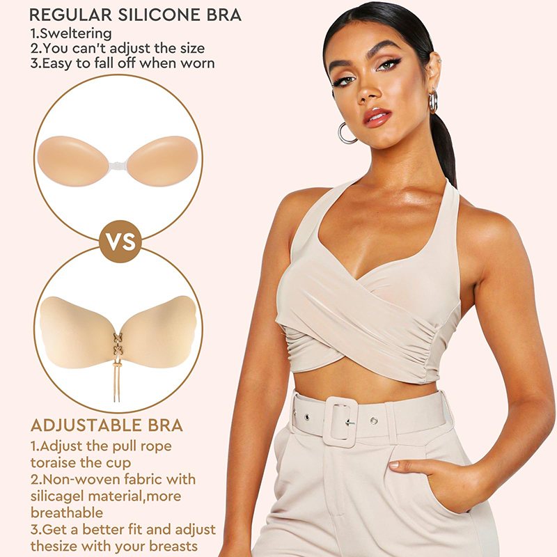 1/2 Pairs Women Summer Backles - Strapless Bra Backless review and price