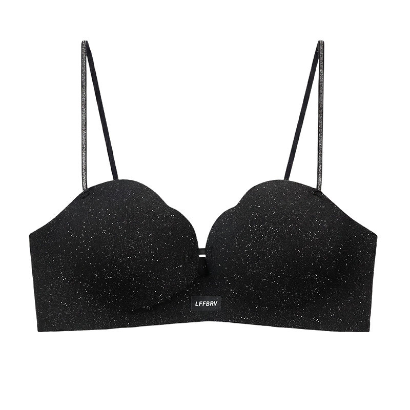 New Arrival Glitter Push Up Br - Bralette Wireless Soft review and price