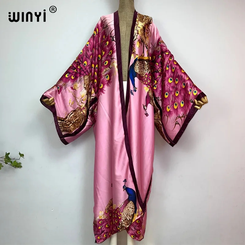 WINYI 2022 Summer Women Cardig - Robe Silk Women review and price